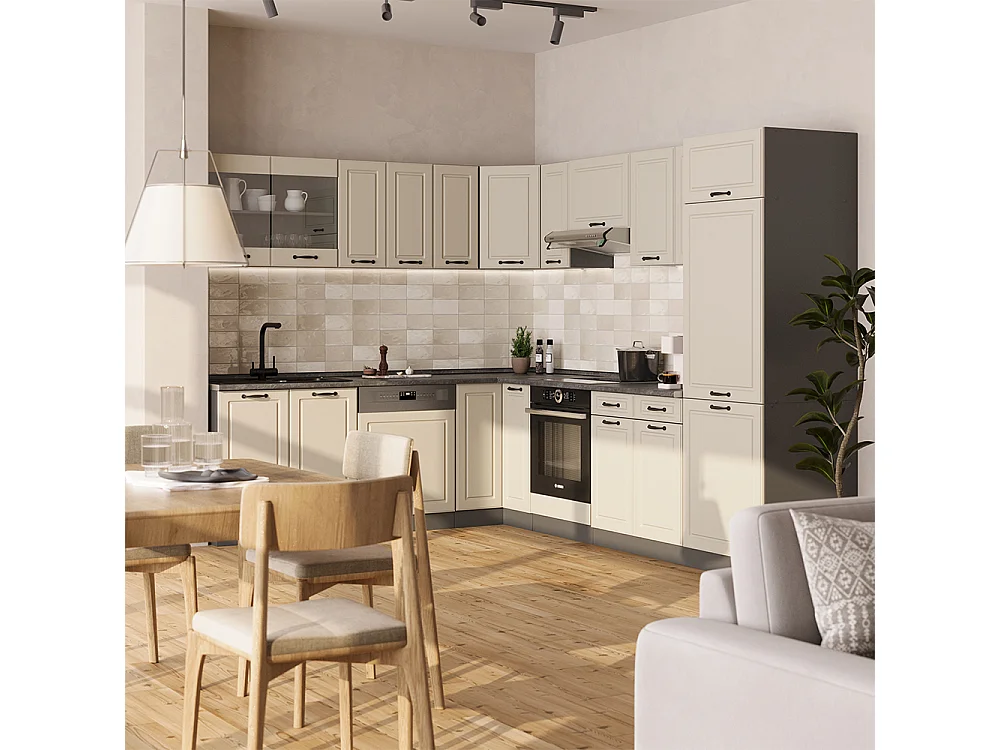 Wall cabinet sand Shaker Style/anthracite 40x31x60 r-line