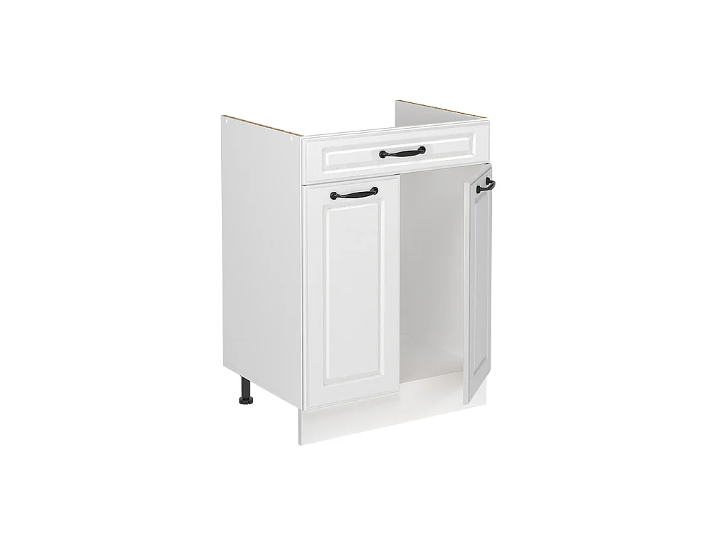 Sink base cabinet white shaker style/white 60x60x81.6 r-line