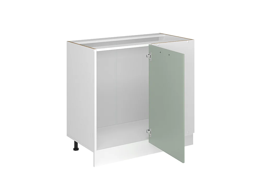 Corner cabinet mint Shaker Style/white 86x60x81.6 r-line