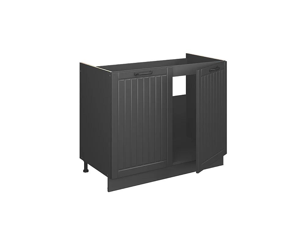 Sink base cabinet dark grey/anthracite 100x60x82 fame-line