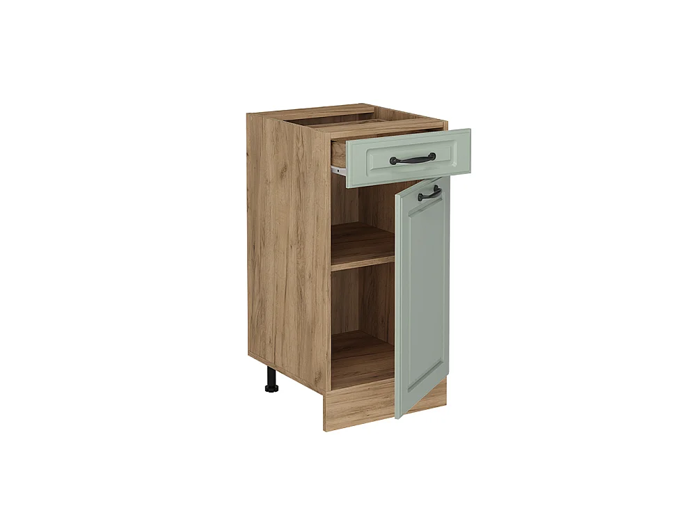 Kitchen base cabinet mint shaker style/golden oak 40x60x81.6 r-line