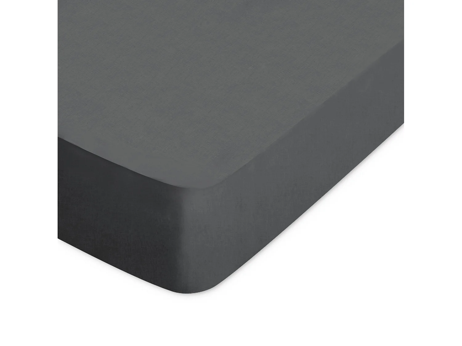 Drap housse uni 90x200 cm bonnet 30 cm coton ALTO Manhattan