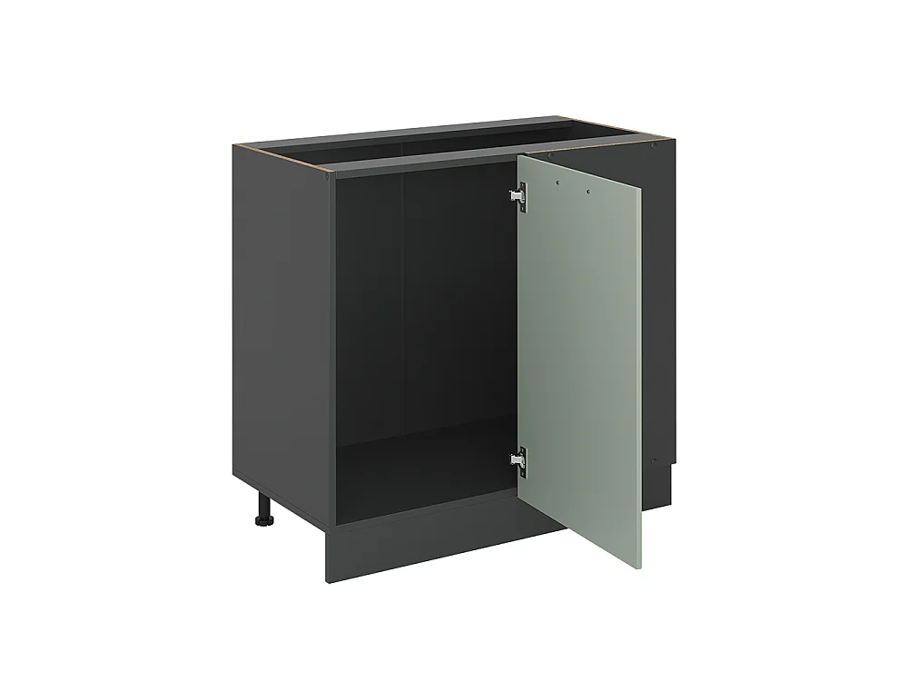 Corner cabinet mint Shaker Style/anthracite 86x46x81.6 r-line