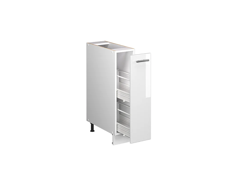 Pharmacy cabinet white high gloss/white 20x60x82 fame-line