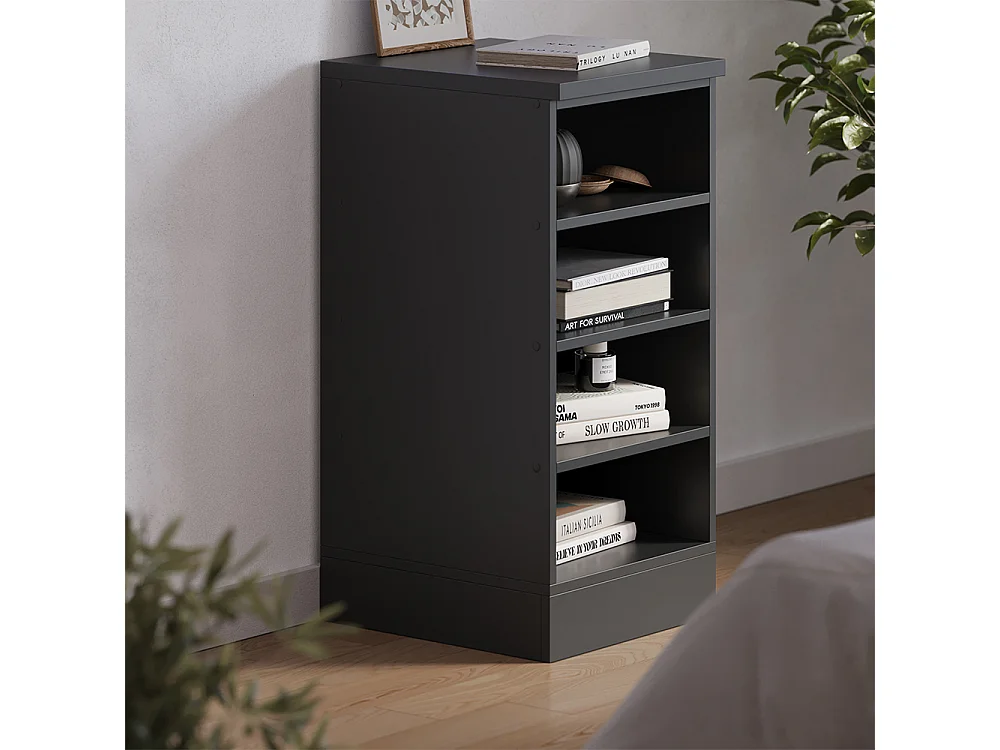 Kitchen cabinet for sloping roofs anthracite/anthracite 40x46x83.8 r-line