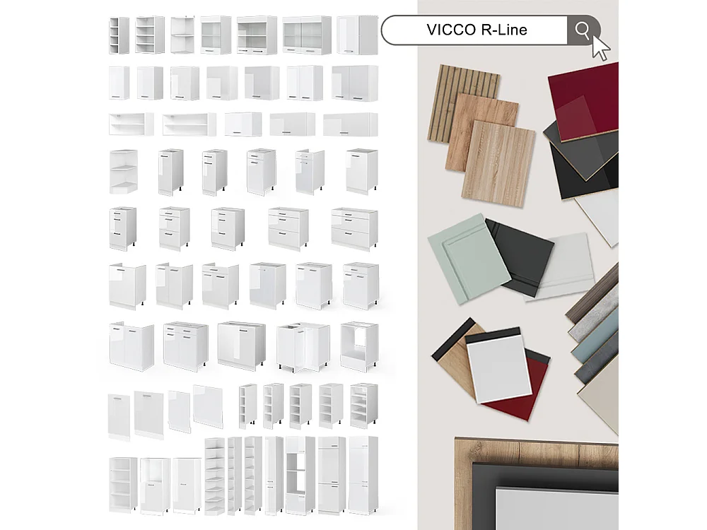 Köksunderskåp hantverks ek/antracit 100x60x81.6 r-line