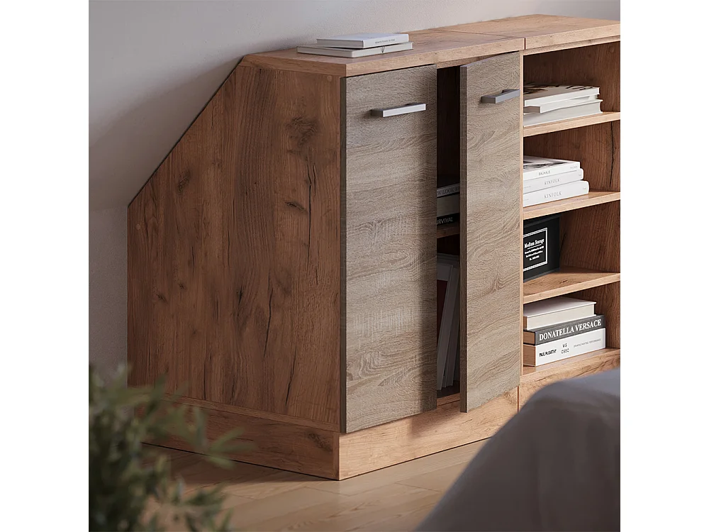 Dachschrägenschrank sonoma 60x60x81.6 rion
