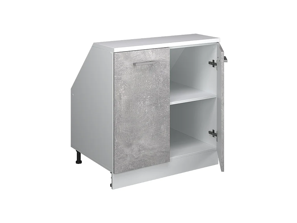Meuble de rangement sous pente béton 80x60x81.6 rion