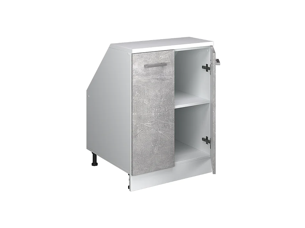 Meuble de rangement sous pente béton 60x60x81.6 rion