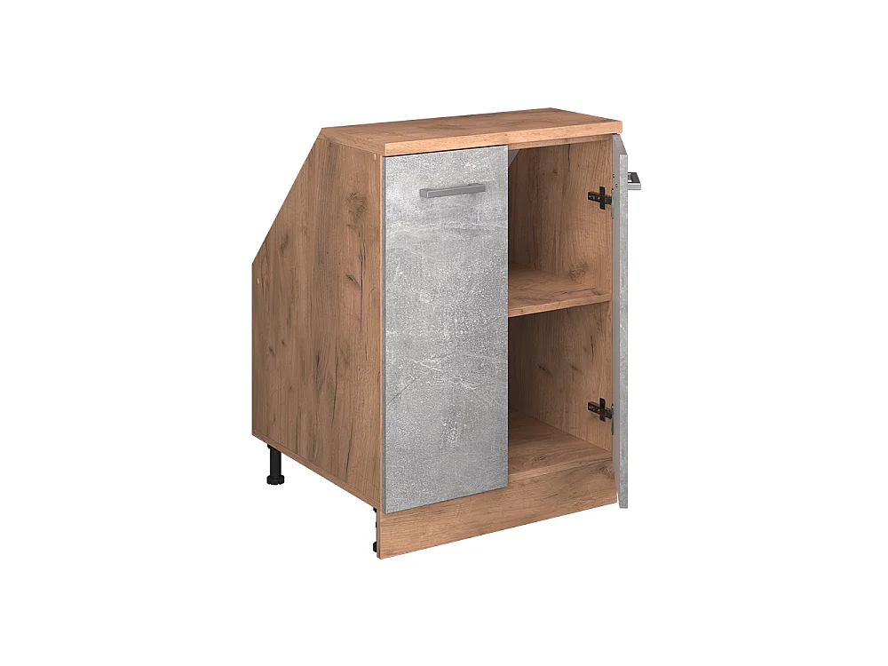 Meuble de rangement sous pente béton 60x60x81.6 rion