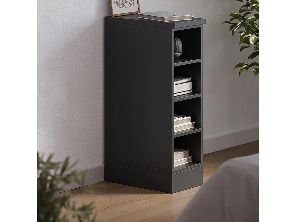 Kitchen cabinet for sloping roofs anthracite/anthracite 25x46x83.8 r-line