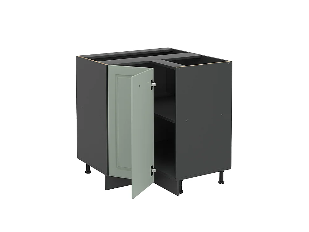 Corner cabinet mint shaker style/anthracite 75.6x60x81.6 r-line