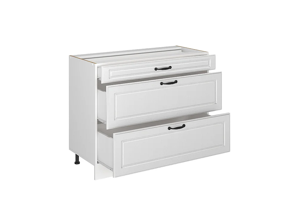 Kitchen base cabinet white Shaker Style/white 100x60x81.6 r-line
