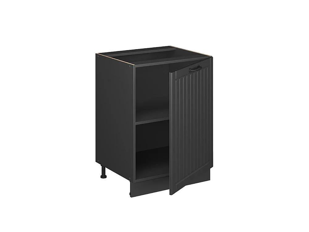 Kitchen base cabinet dark grey/anthracite 60x60x82 fame-line