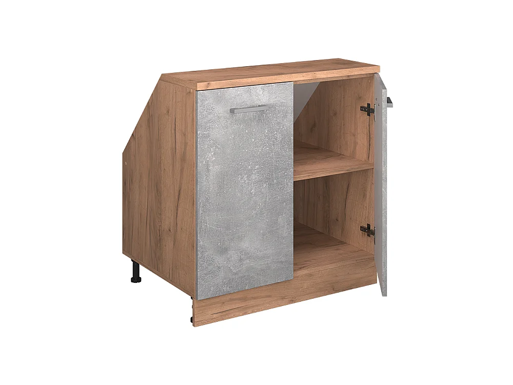 Meuble de rangement sous pente béton 80x60x81.6 rion
