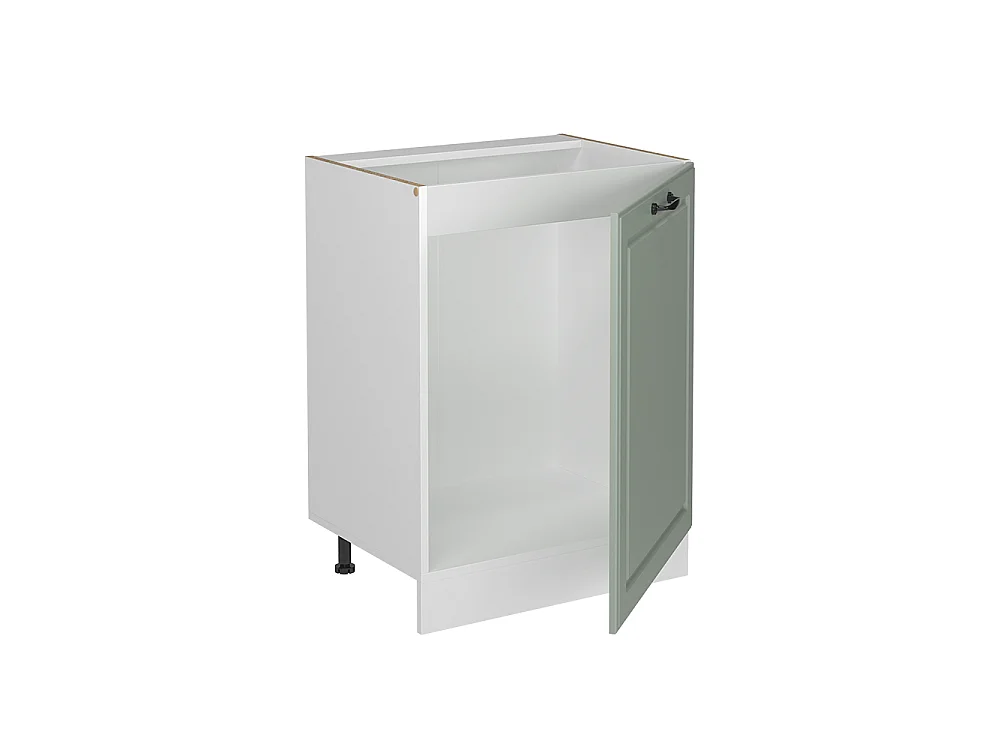 Kitchen base cabinet mint shaker style/white 60x46x81.6 r-line
