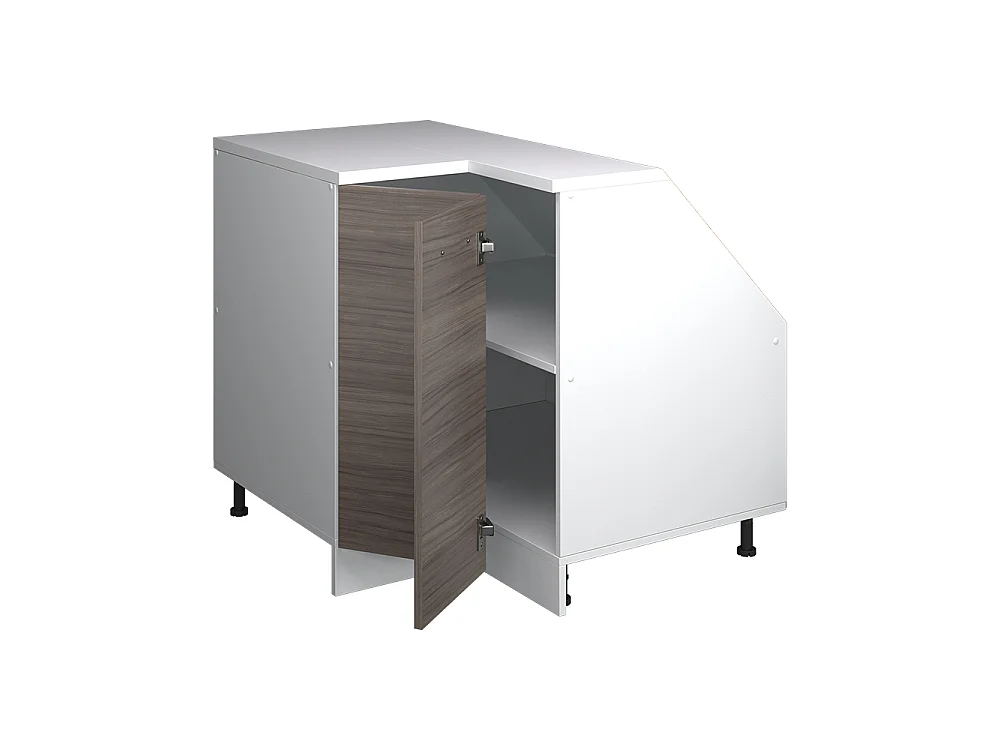 Meuble de rangement sous pente Armoire dangle gris noble 75.6x60x81.6 rion