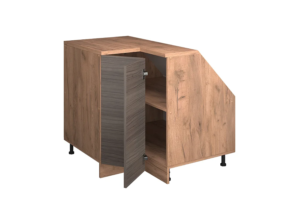 Meuble de rangement sous pente Armoire dangle gris noble 75.6x60x81.6 rion