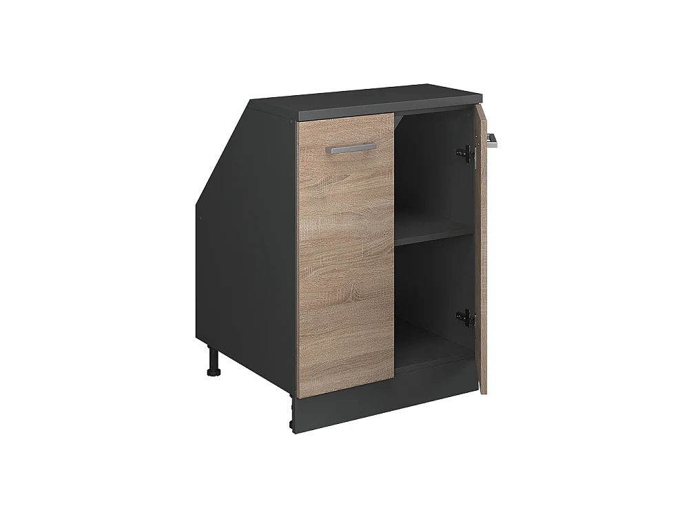 Dachschrägenschrank sonoma 60x60x81.6 rion