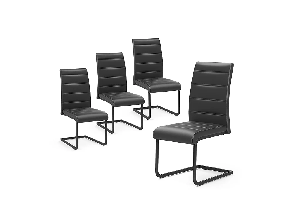 Freischwinger schwarz/schwarz 43x55x99 salvo