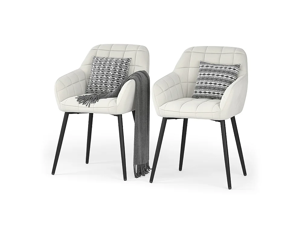 Dining room chair beige 53.5x55.5x79 relio