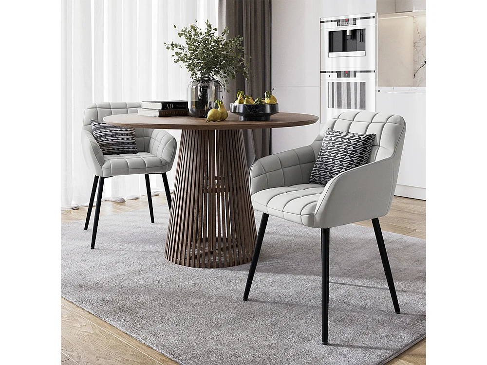 Dining room chair beige 53.5x55.5x79 relio