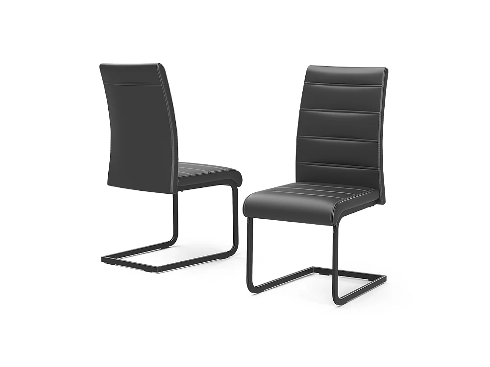 Silla basculante negro/negro 43x55x99 salvo