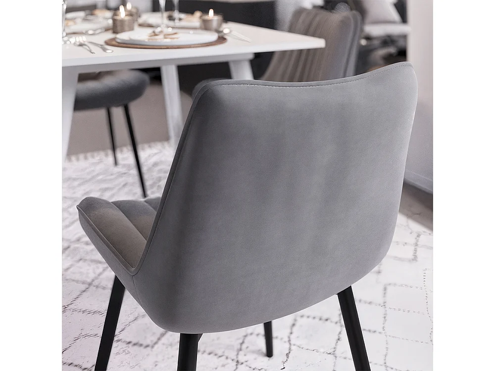 Dining room chair grey/black 51x57x82 ravlo