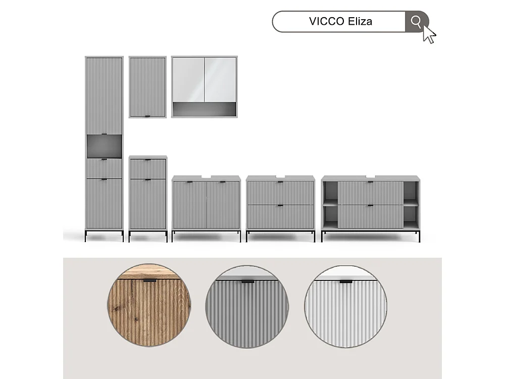 Meubles bain chêne viking 70x45.1x63 eliza