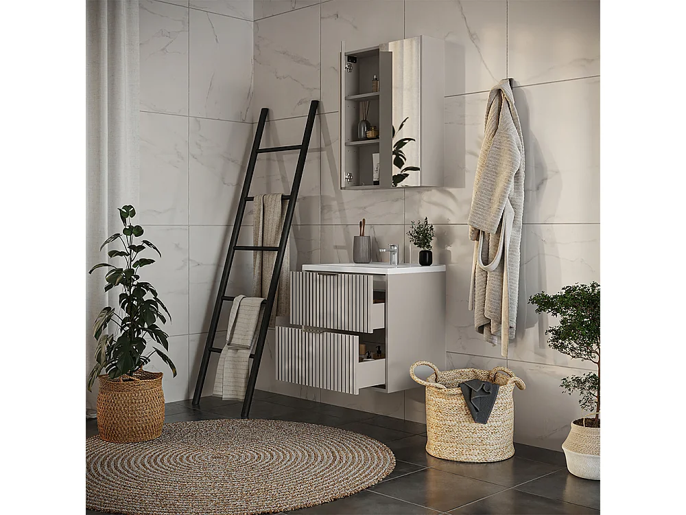 Badrumsmöbelset kaschmir 60x45x57 ruford