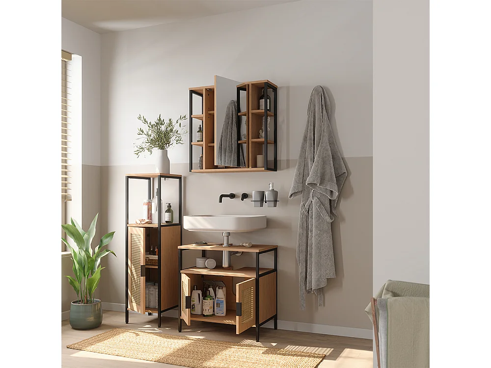 Badrumsmöbelset ek 60x35x59 linara