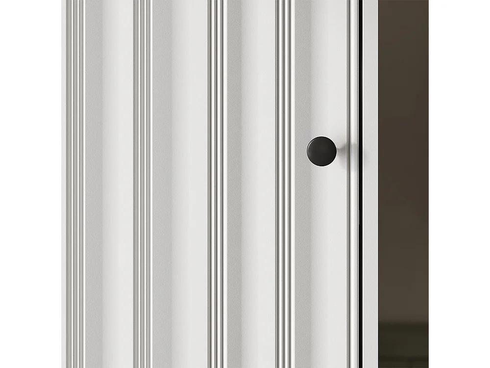 Zestaw mebli łazienkowych białe pofałdowanie 70x45x63 eliza
