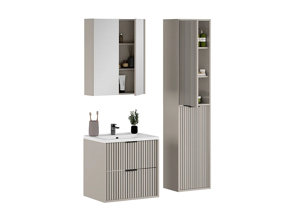 Zestaw mebli łazienkowych kaszmir 60x45x57 ruford