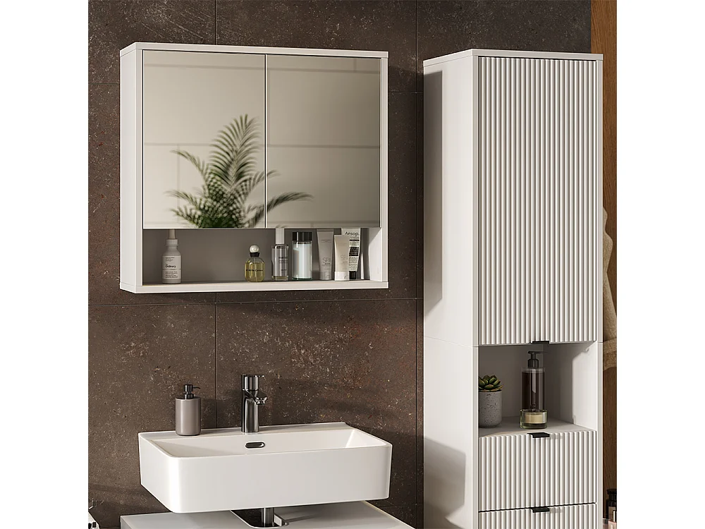 Badrumsmöbelset vit 70x45.1x63 eliza