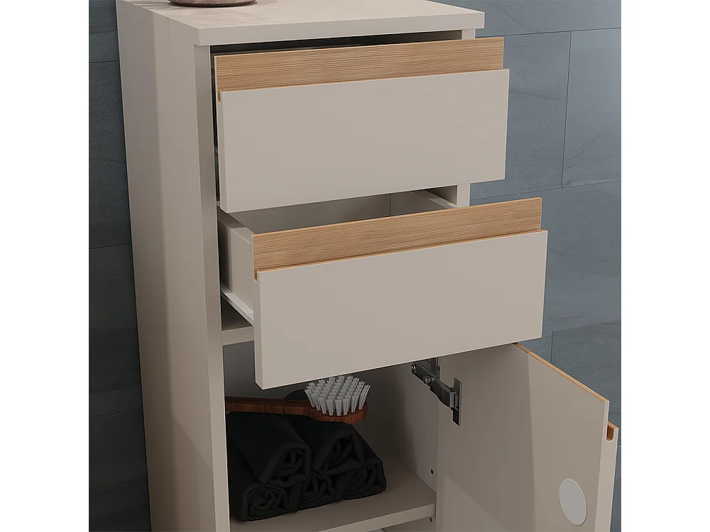 Midischrank cashmere/artisan 30x30x95 j-shape