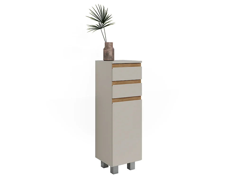 Midischrank cashmere/artisan 30x30x95 j-shape