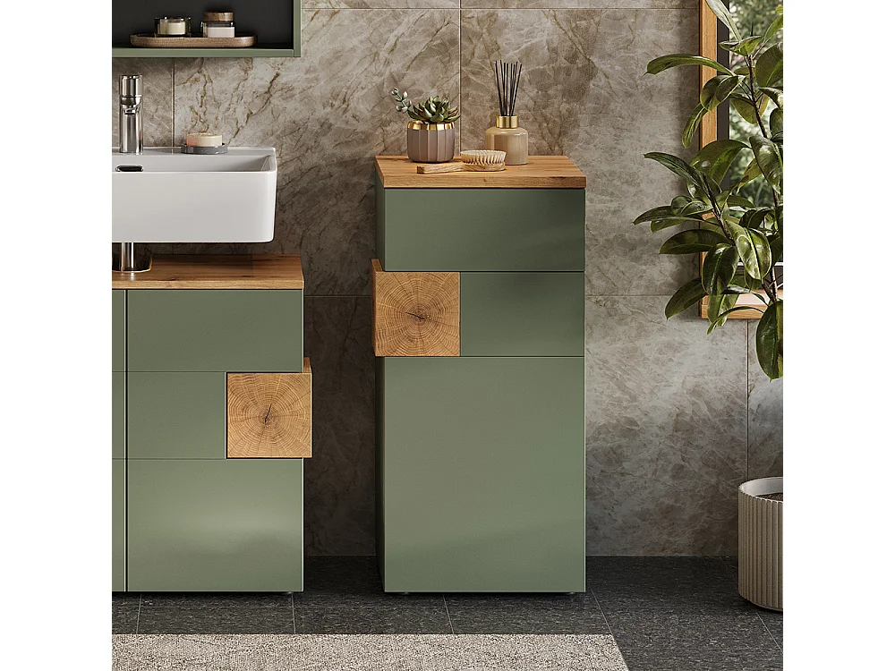 Midischrank grün/artisan 40x37x84 eden