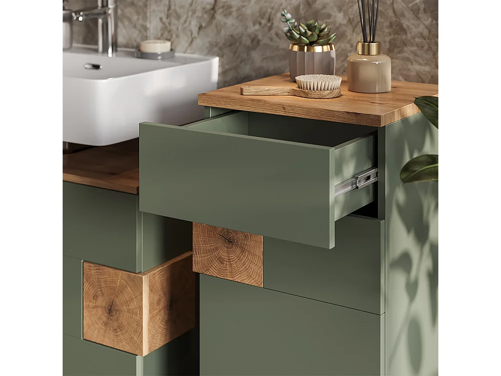 Midischrank grün/artisan 40x37x84 eden