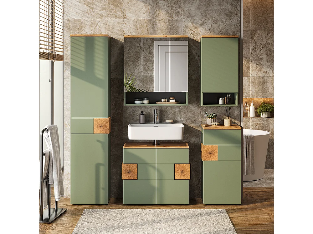 Midischrank grün/artisan 40x37x84 eden