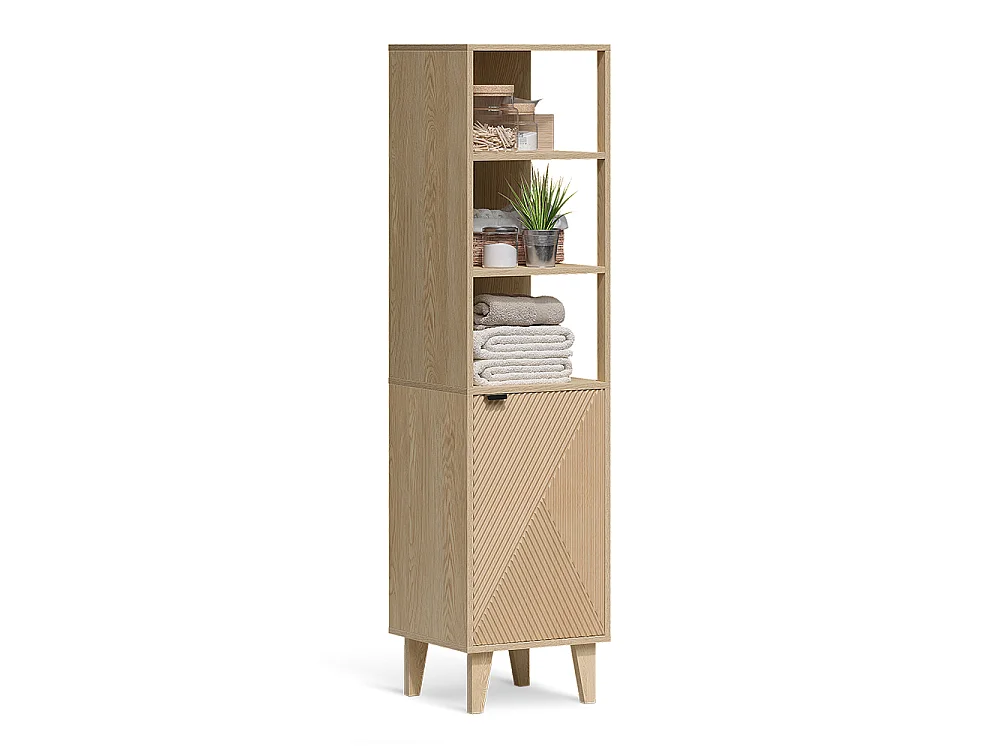 Hochschrank eiche 40x40x160 arven