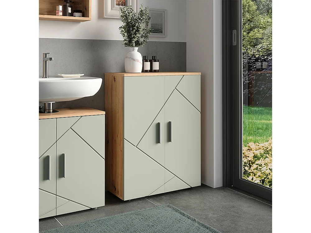 Midischrank salbeigrün 60x30x81 irma