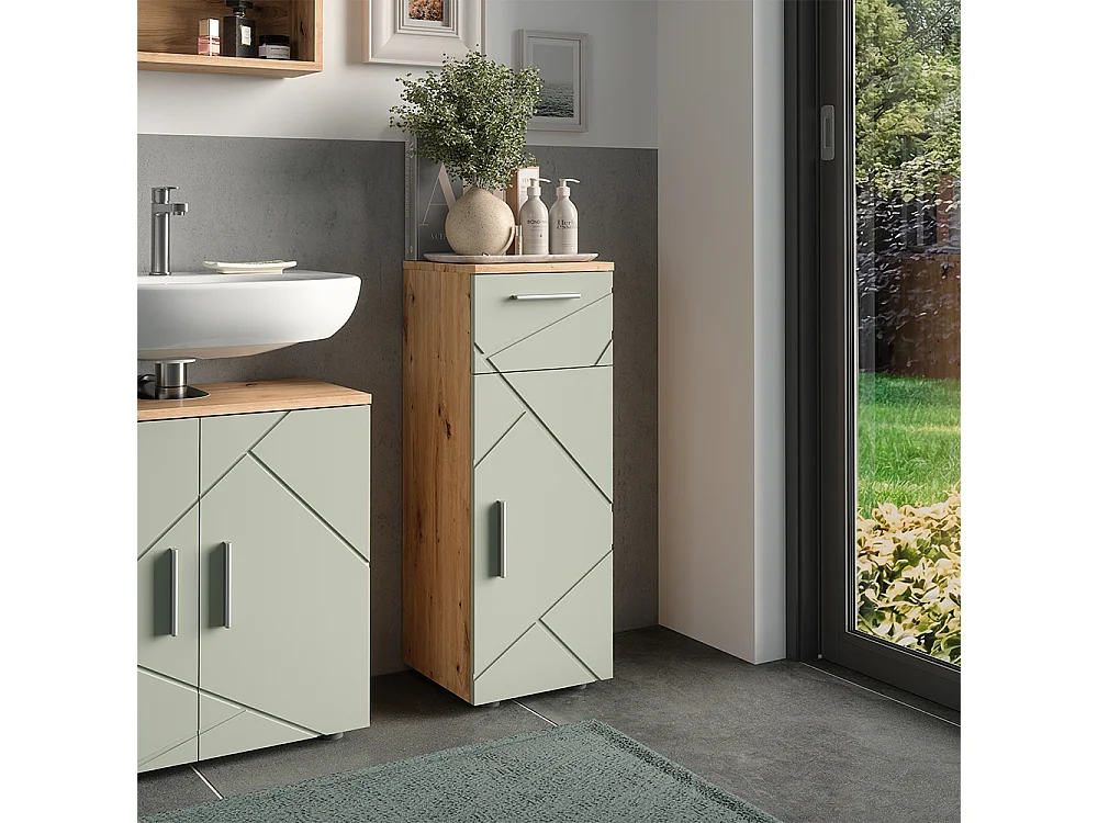 Midischrank salbeigrün 30x30x81 irma