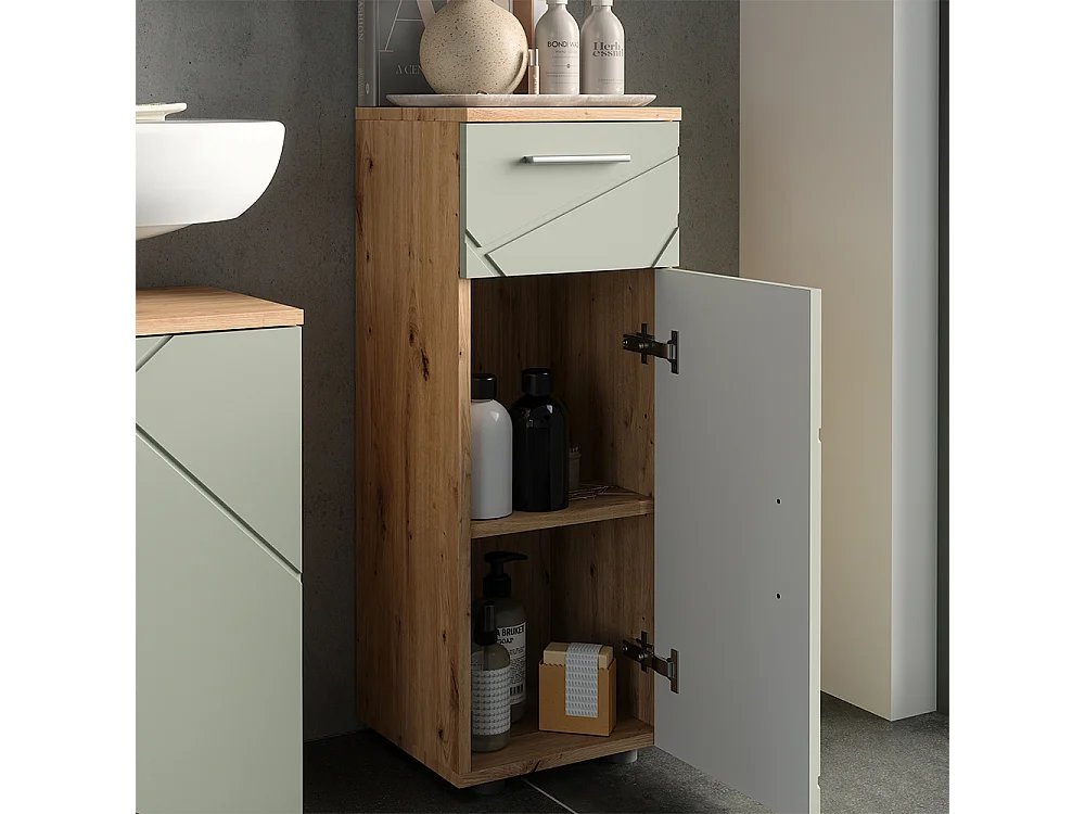 Midischrank salbeigrün 30x30x81 irma