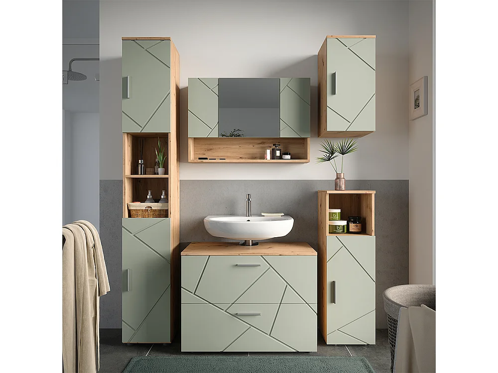 Hängeschrank salbeigrün 30x24x59 irma