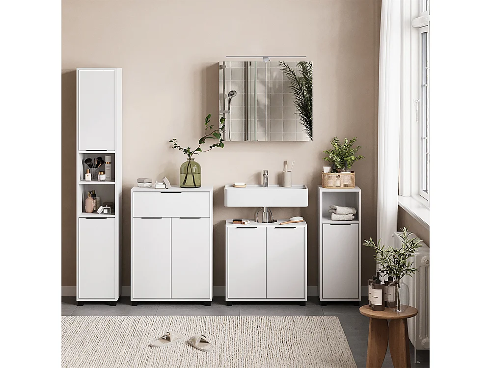 Midischrank weiß 30x30x86 alina