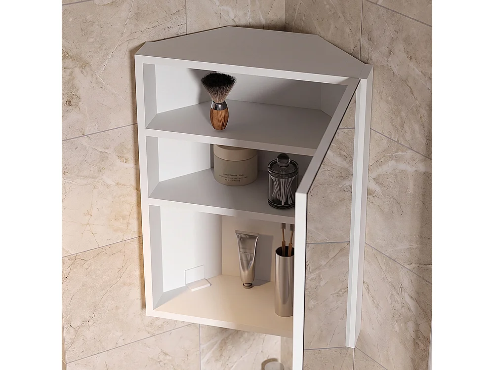 Badkamerspiegelkast wit 45x21x60.2 anka