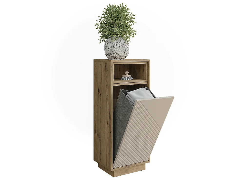 Wäscheschrank cashmere/artisan-eiche 38x30x93 beatrice