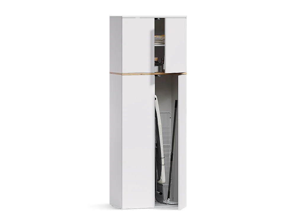 Mehrzweckschrank weiß/artisan-eiche 68x40.5x188.6 viktor