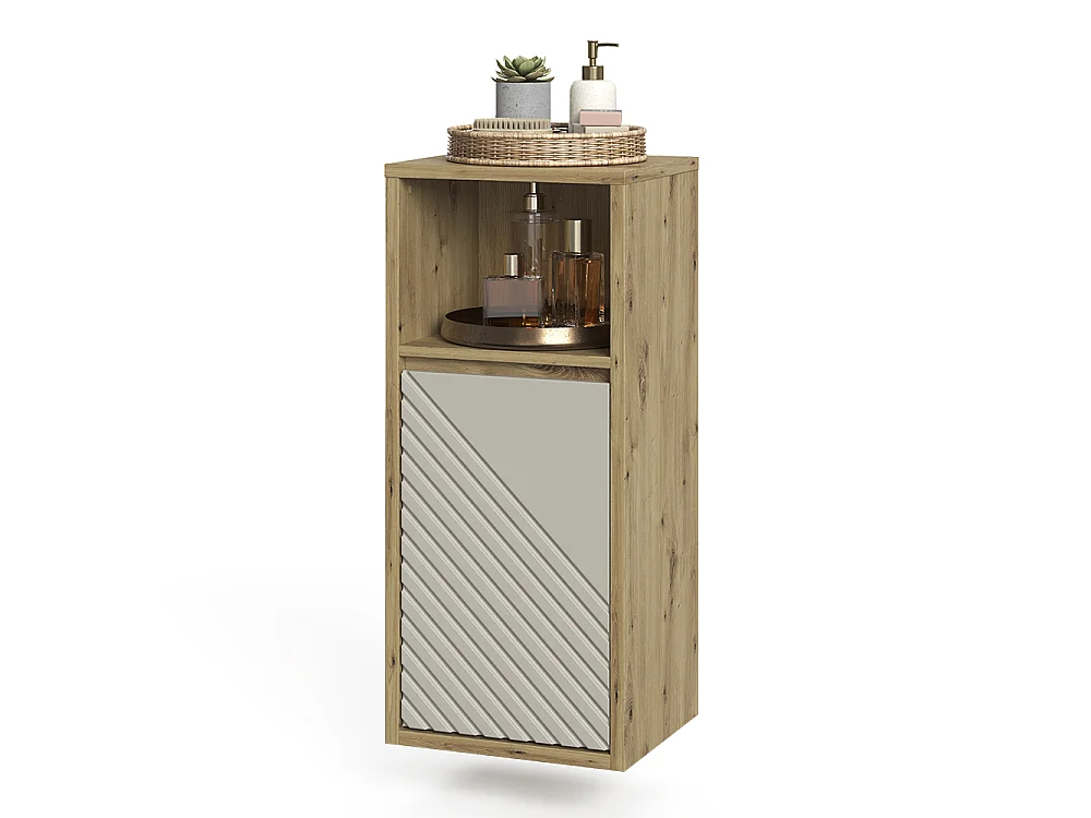 Wäscheschrank artisan-eiche/cashmere 38x33x80 viola