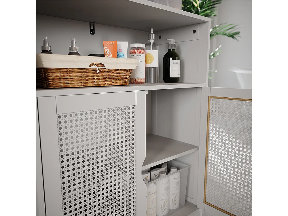 Midischrank weiß 60x29x80 liora